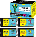 4Pack Remanufactured Ink Cartridge Combo Pack for HP OfficeJet Pro Printer Ink C3072