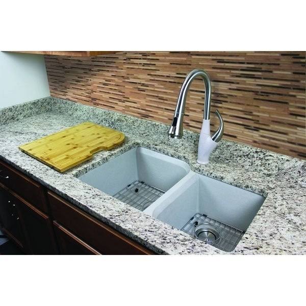 Luxe Stainless/Cafe Latte Pull-Down Kitchen Faucet Y9999