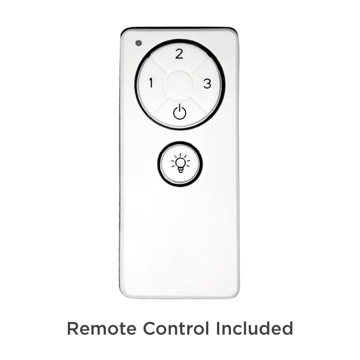 White Opal Glass LED Ceiling Fan with Remote Control R854