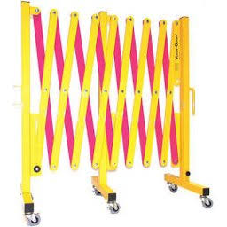 Expandable Barricade with Non-Marking 2 inch Casters R736
