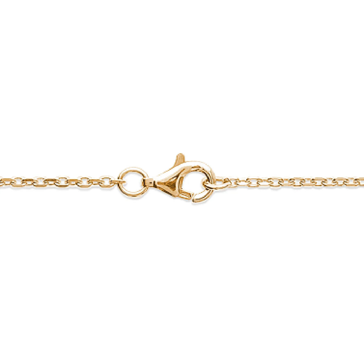 18K Gold Plated Double Necklace with Cubic Zirconia and Black Cross I99591