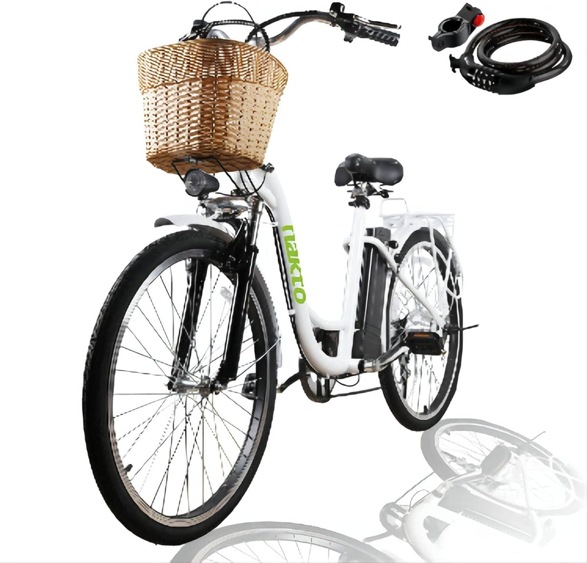 26'' Electric Cargo Bicycle with 10.5Ah Removable Lithium Battery Y242661