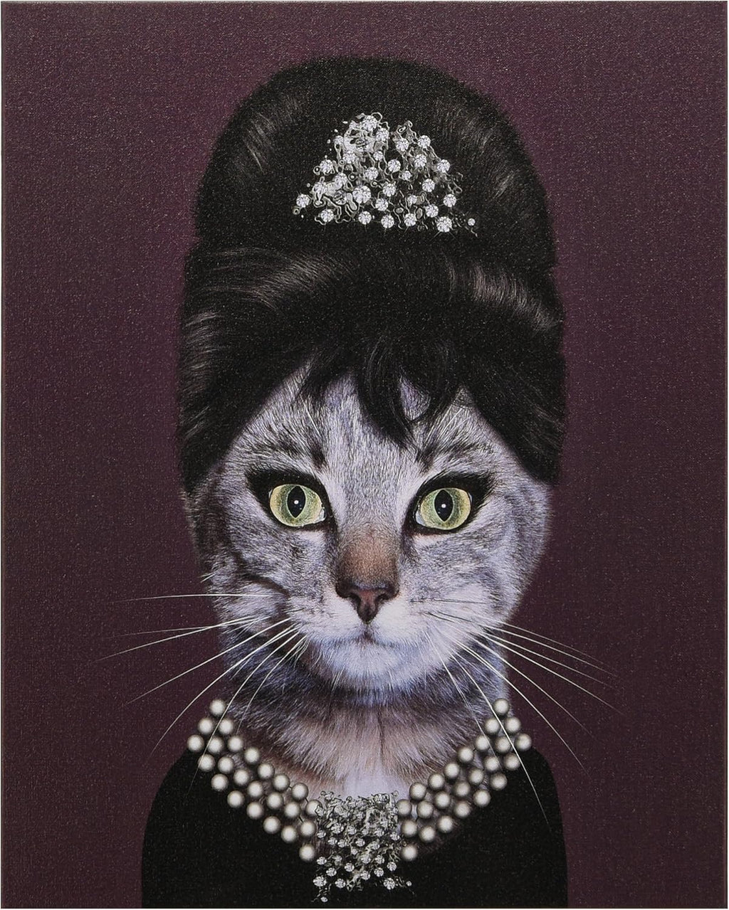Cat Canvas Wall Art, 20 x 16 x 2 H267