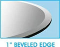 36 Square Glass Table Top 1 2 Thick Beveled Edge T174
