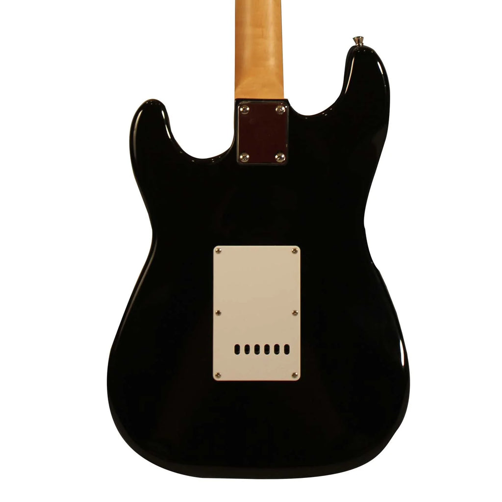 Black Electric Guitar with Amp, Case, and Cable R38362