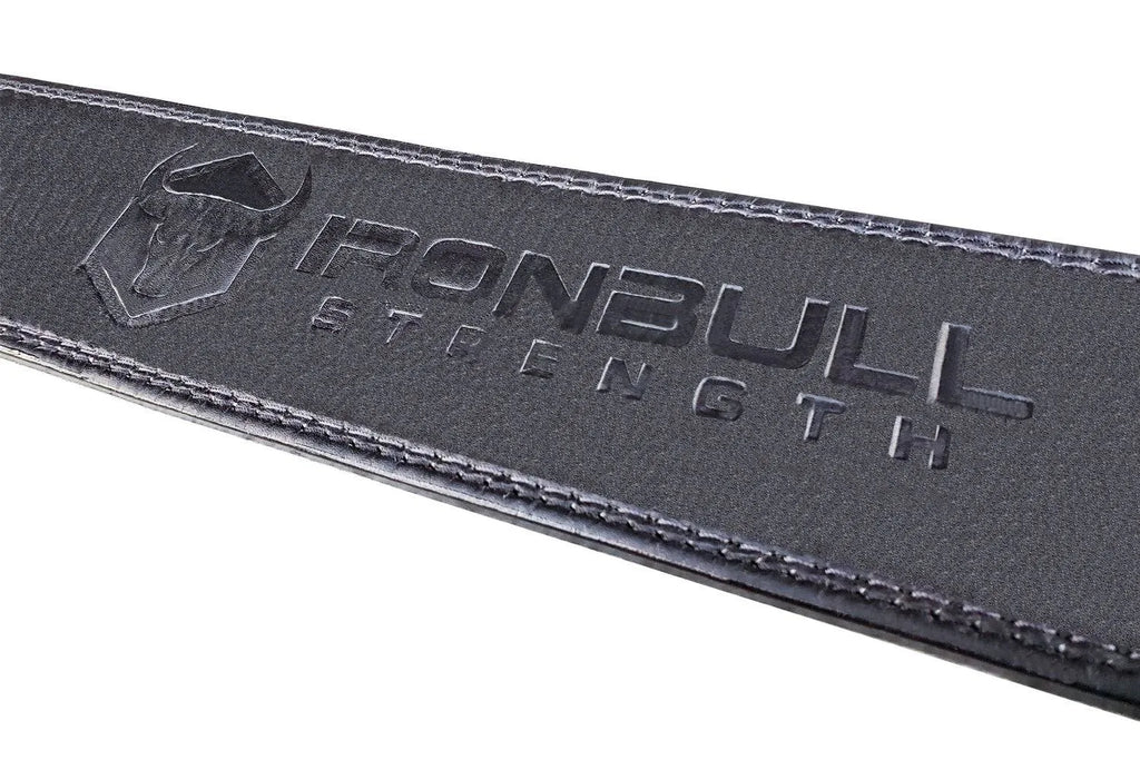 Black 2XL Leather Powerlifting Belt W71195