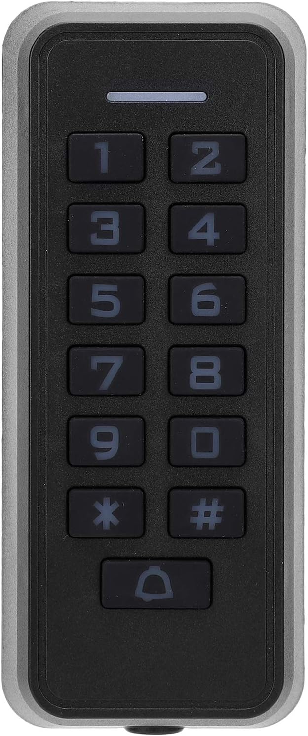 Wireless Access Control Keypad with Backlight, 125KHz RFID Reader, Wiegand26, 10000 Users T6507