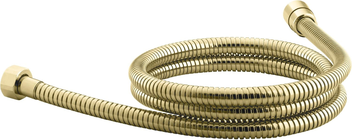 Polished Brass 60-Inch Metal Shower Hose Q735