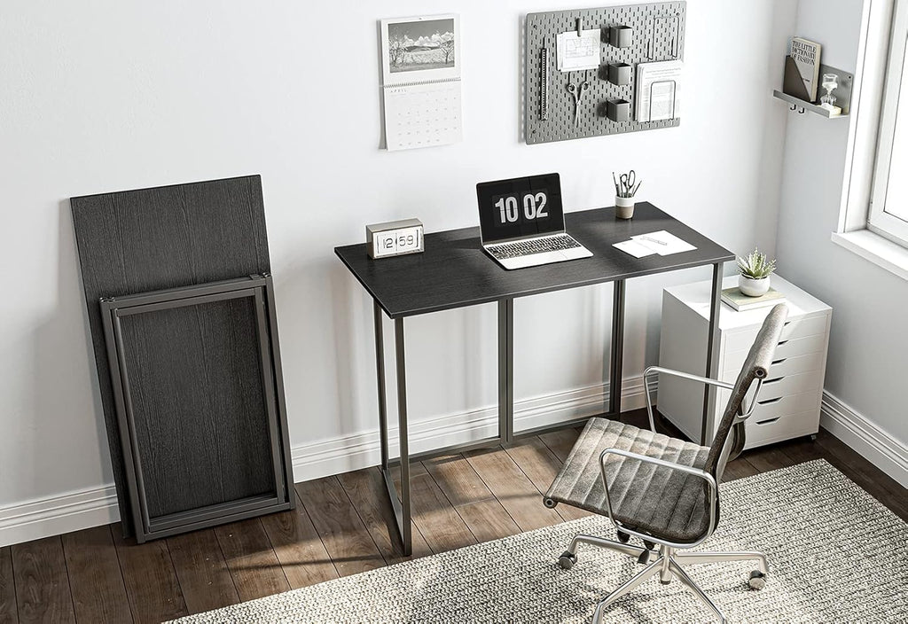 Black Folding Computer Desk Y8113