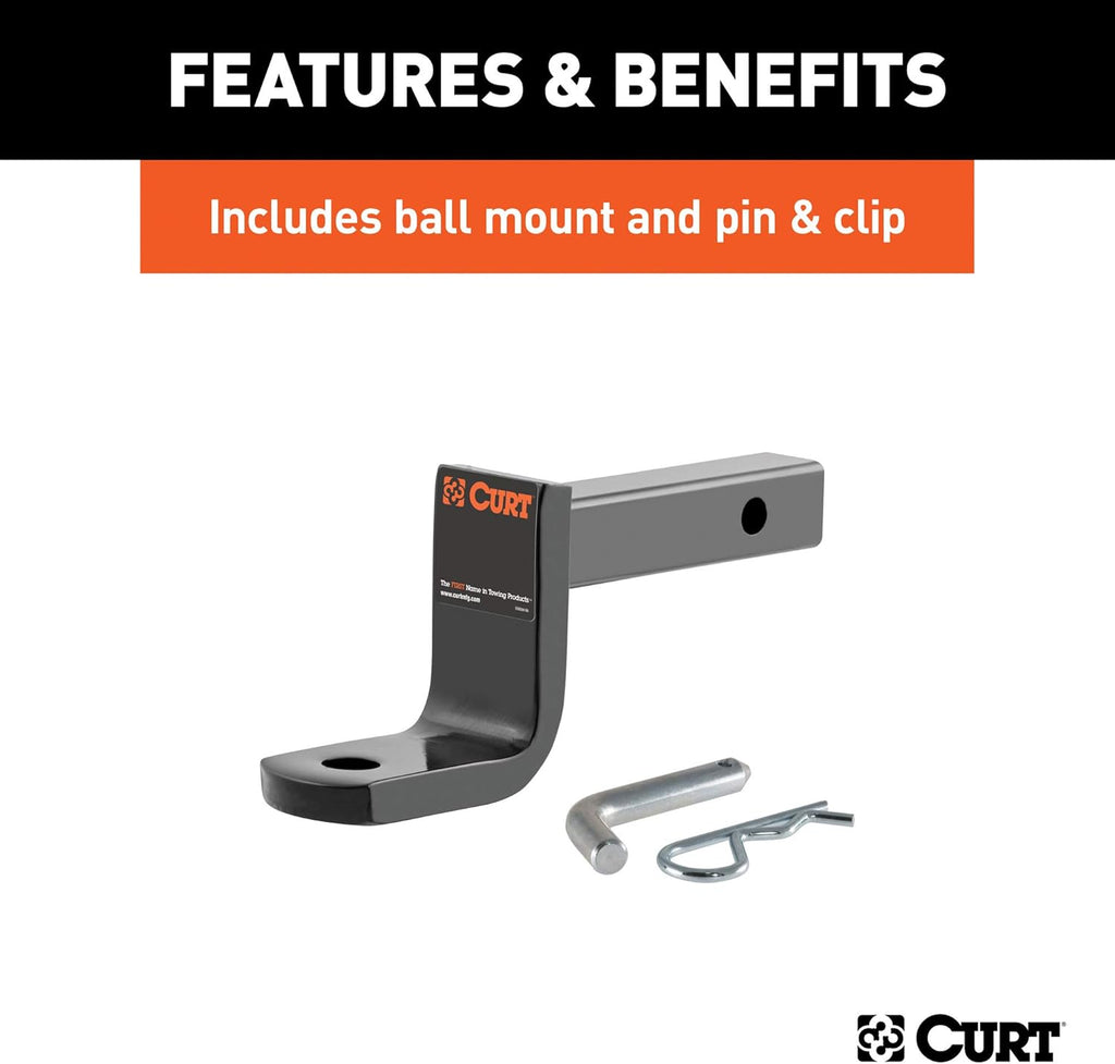 Class 1 Trailer Hitch with Ball Mount, 1-1/4-In Receiver I740