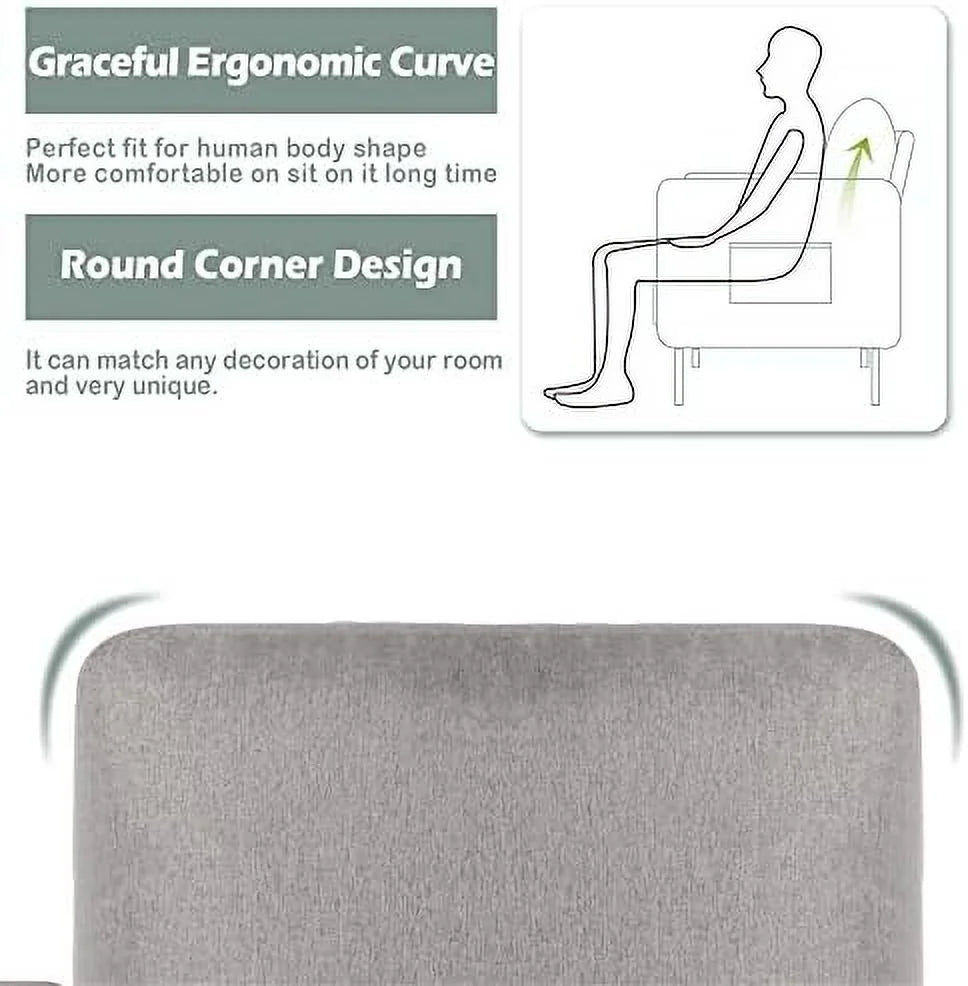 Light Grey 3 Seat Sectional Sofa A318