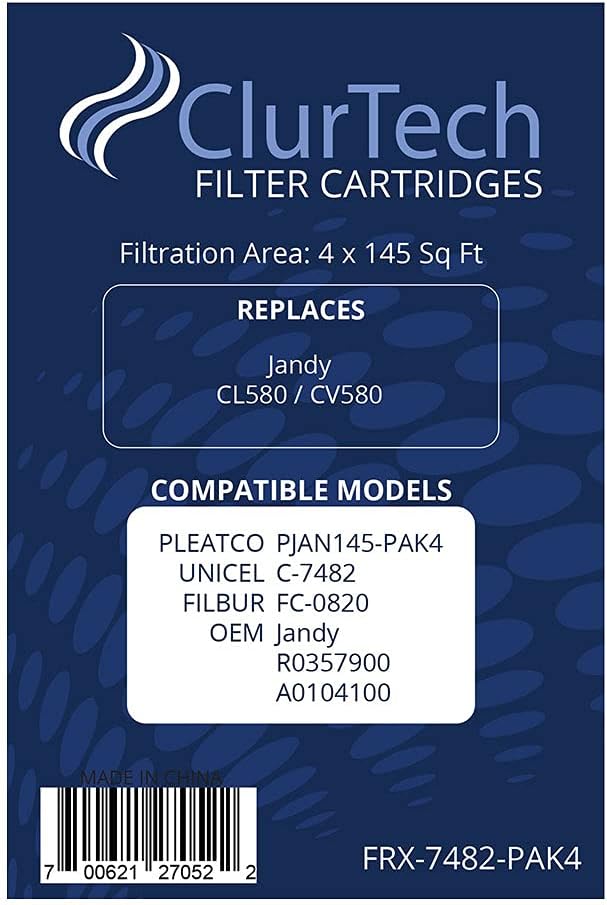 4 Pack Replacement Pool or Spa Filter Cartridge L529717