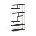 Dark Grey Industrial Metal Tiered Bookshelf K57535