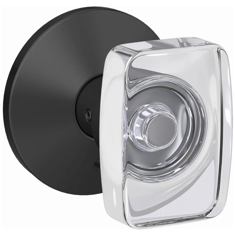 Matte Black Passage or Privacy Door Knob Set D2961