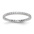 14k White Gold 1/2 carat Lab Grown Diamond Eternity Ring F788472