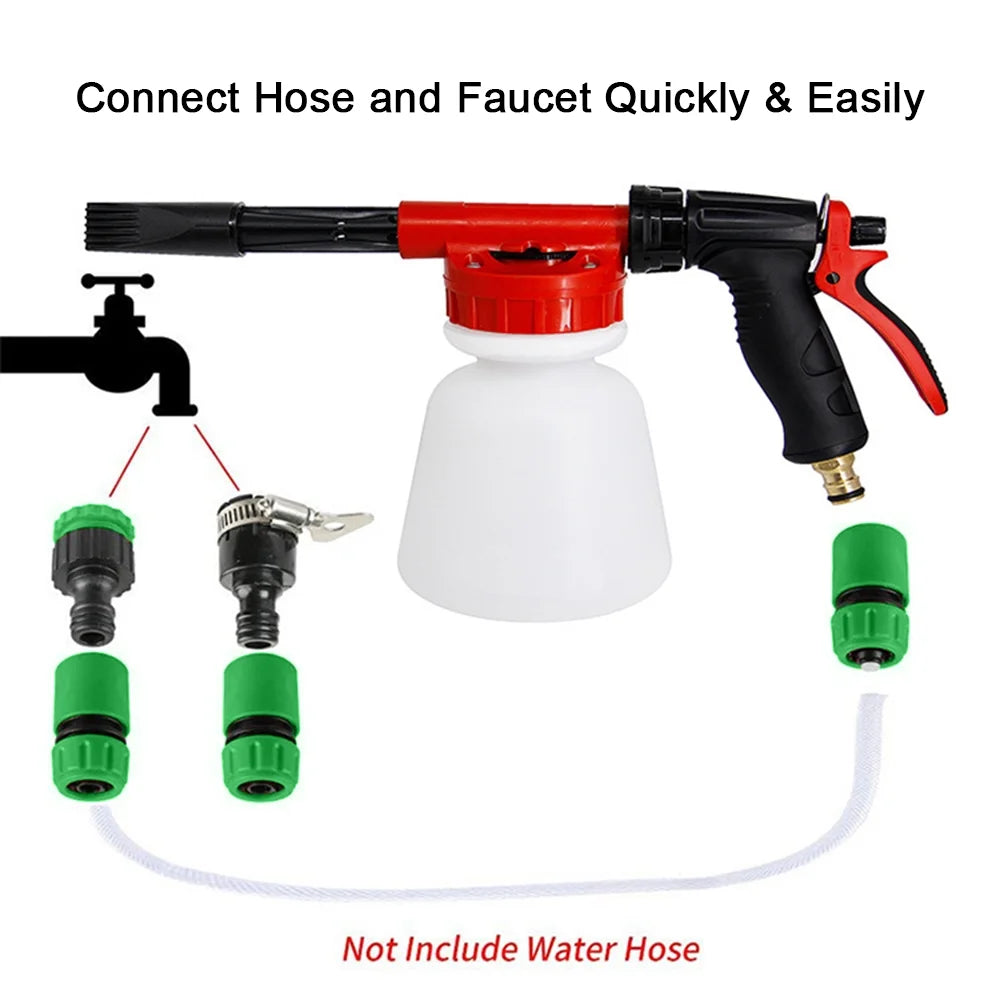 Adjustable Dial Foam Sprayer with 1 Liter Bottle X457659