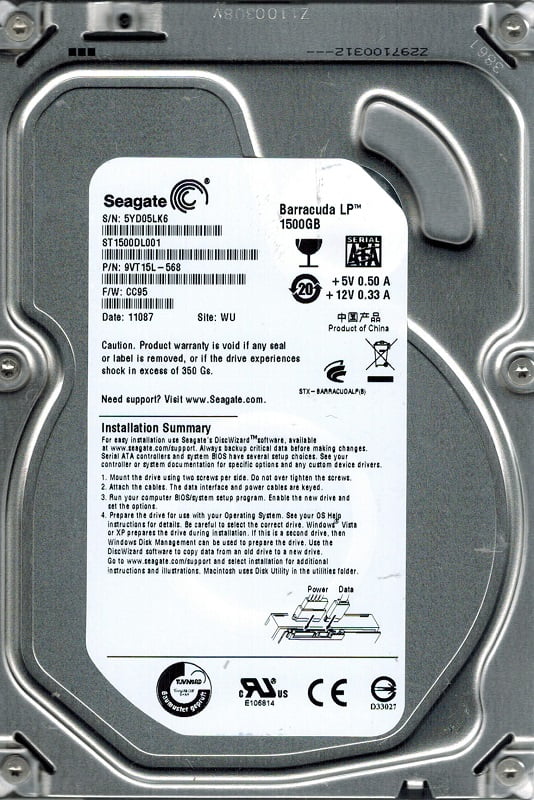 1.5TB Hard Drive S42601