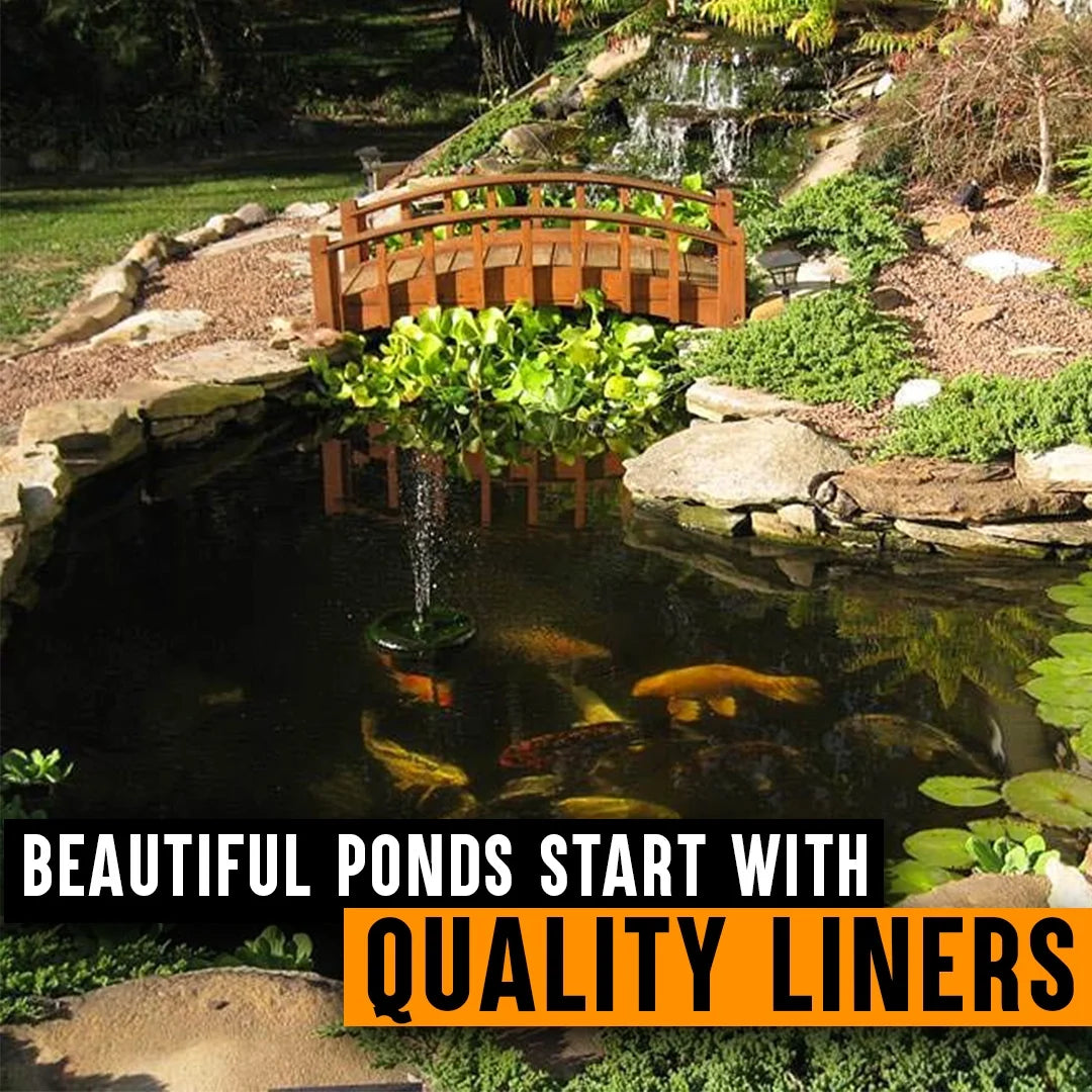20 ft. x 20 ft. 45 Mil EPDM Rubber Pond Liner with Underlayment V3716
