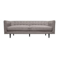 Gray Button Tufted Velvet Sofa L445687