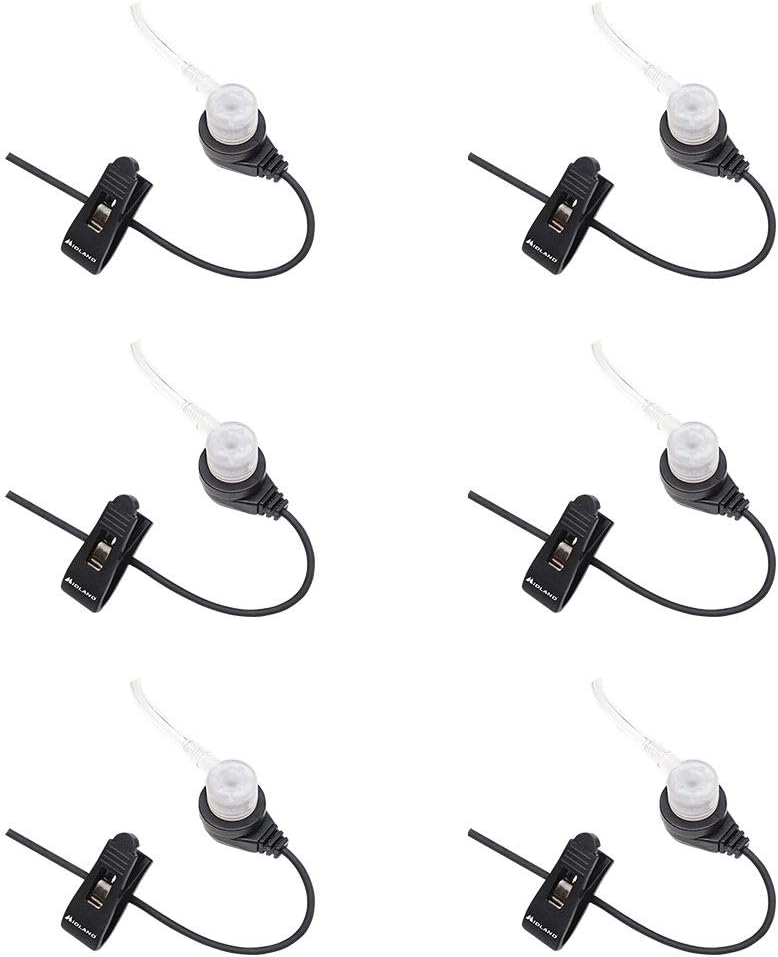 Transparent Security Headsets with PTT/VOX (6-Pack) S938