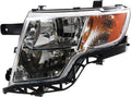 Headlight Assembly Compatible with 2007-2010 Ford Edge Halogen Chrome Driver Side N6208