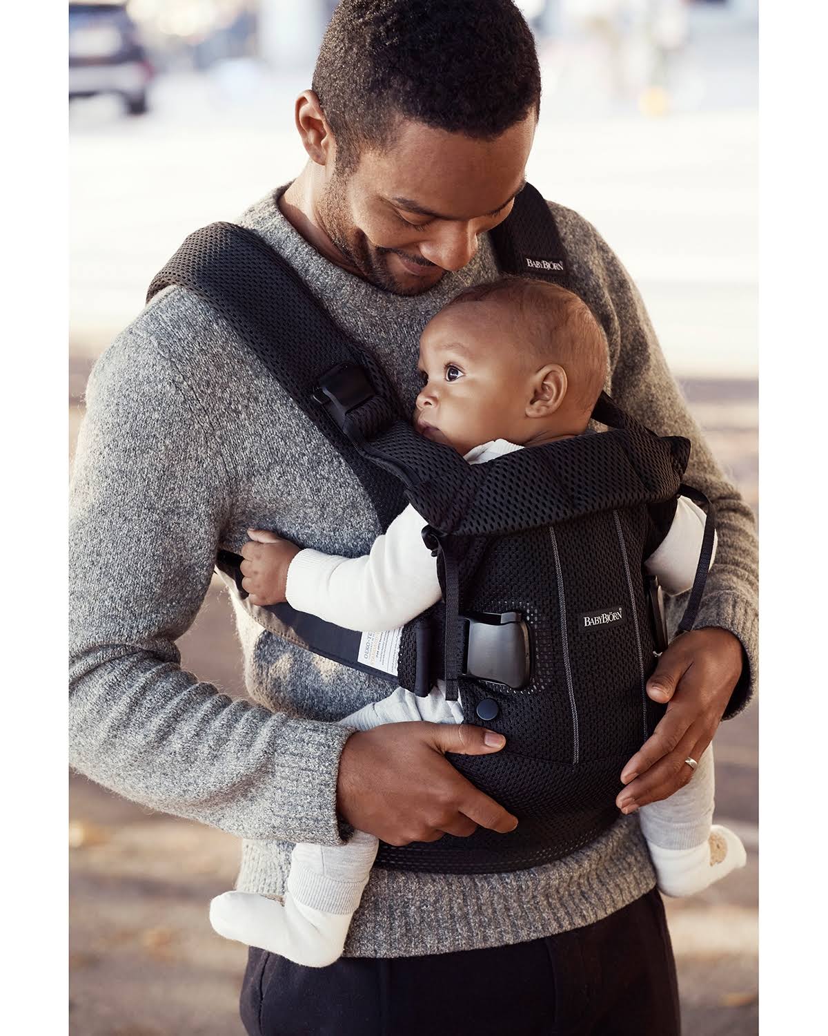 Slate Blue 3D Mesh Baby Carrier C908001