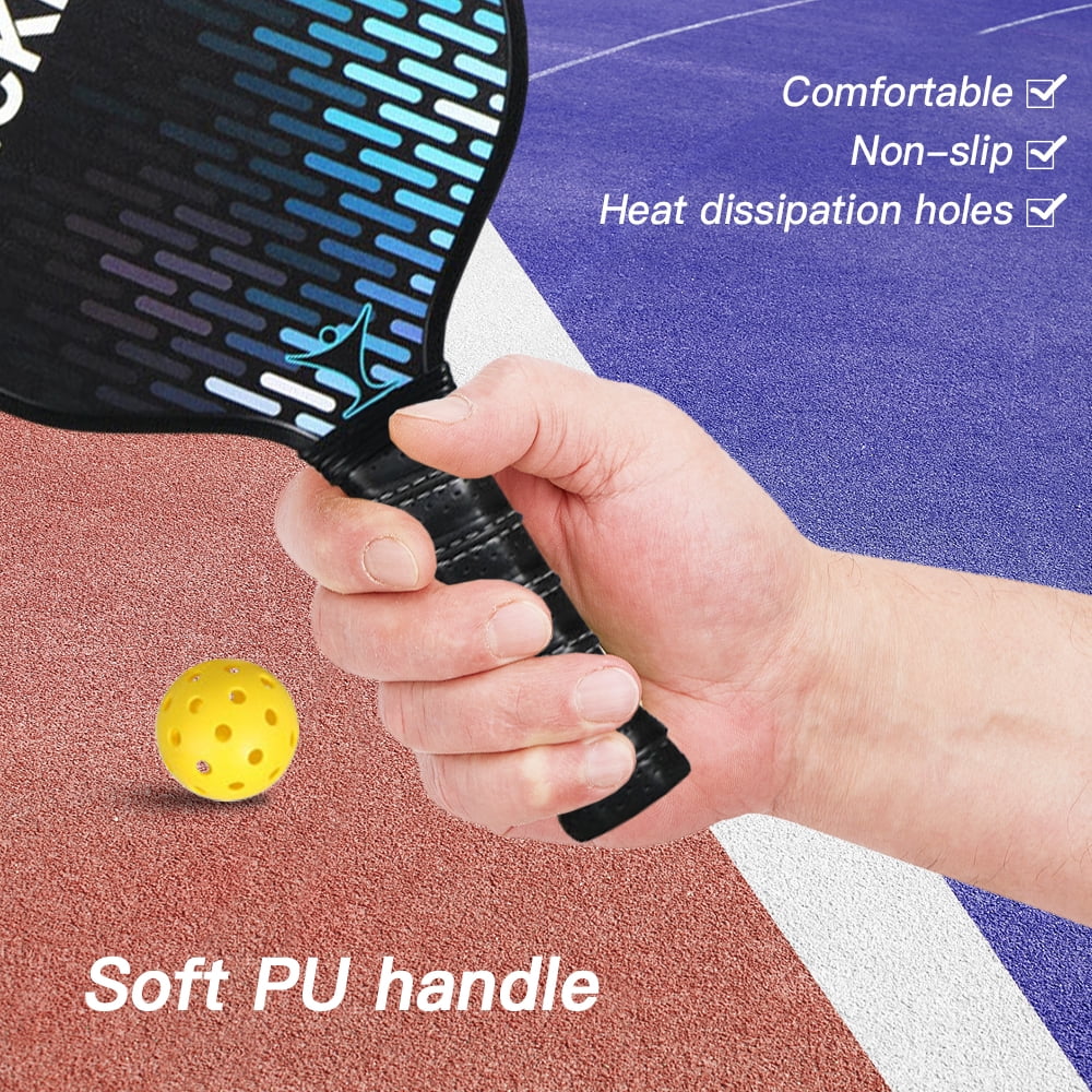Carbon Fiber Pickleball Paddle Set with 2 Balls P33764