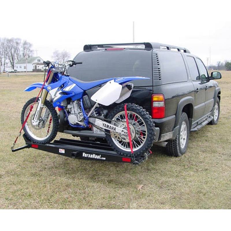Single Motorcycle Carrier with Ramp P3886