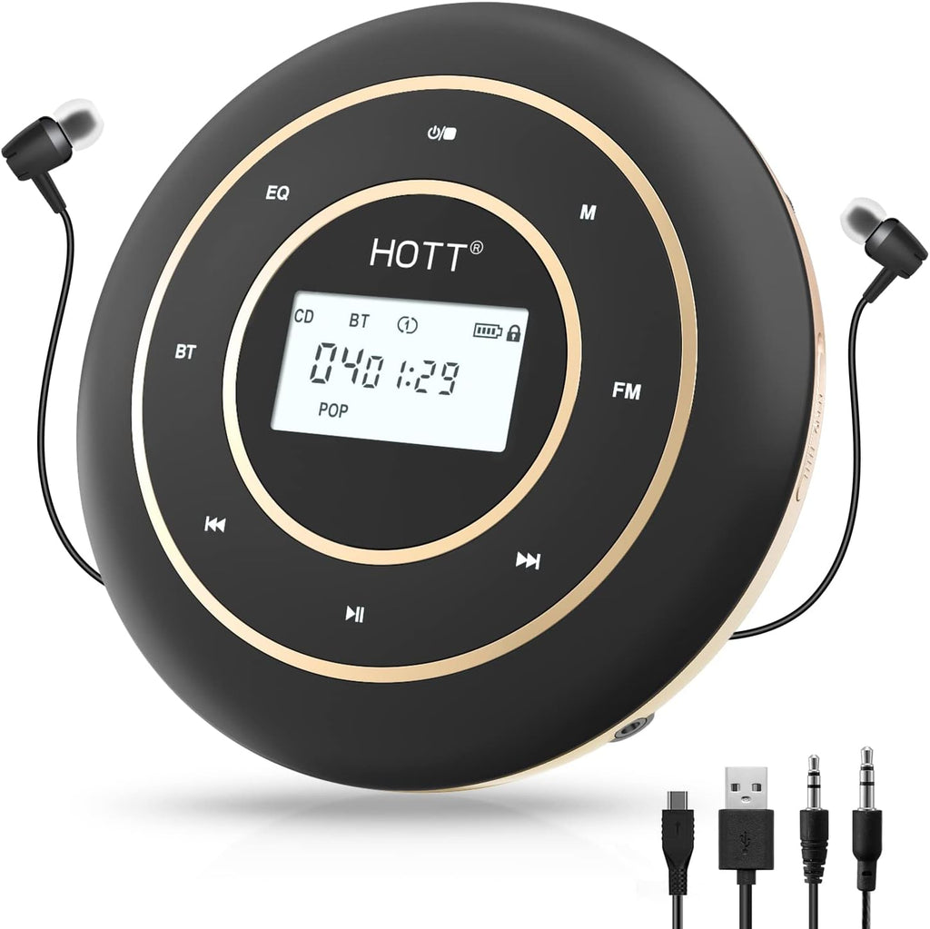 Portable CD Player with Bluetooth and FM Transmitter M722
