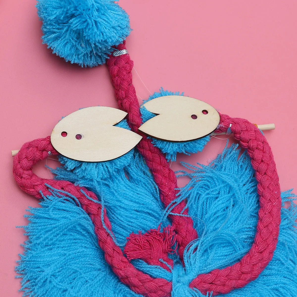 Sky-blue Plush Ostrich Marionette Toy A3162