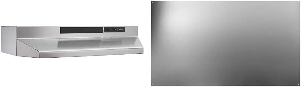 Black 30-Inch Exhaust Fan Range Hood Insert with Light T757