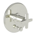 Polished Nickel Tub and Shower Diverter Plate with Handle X8311