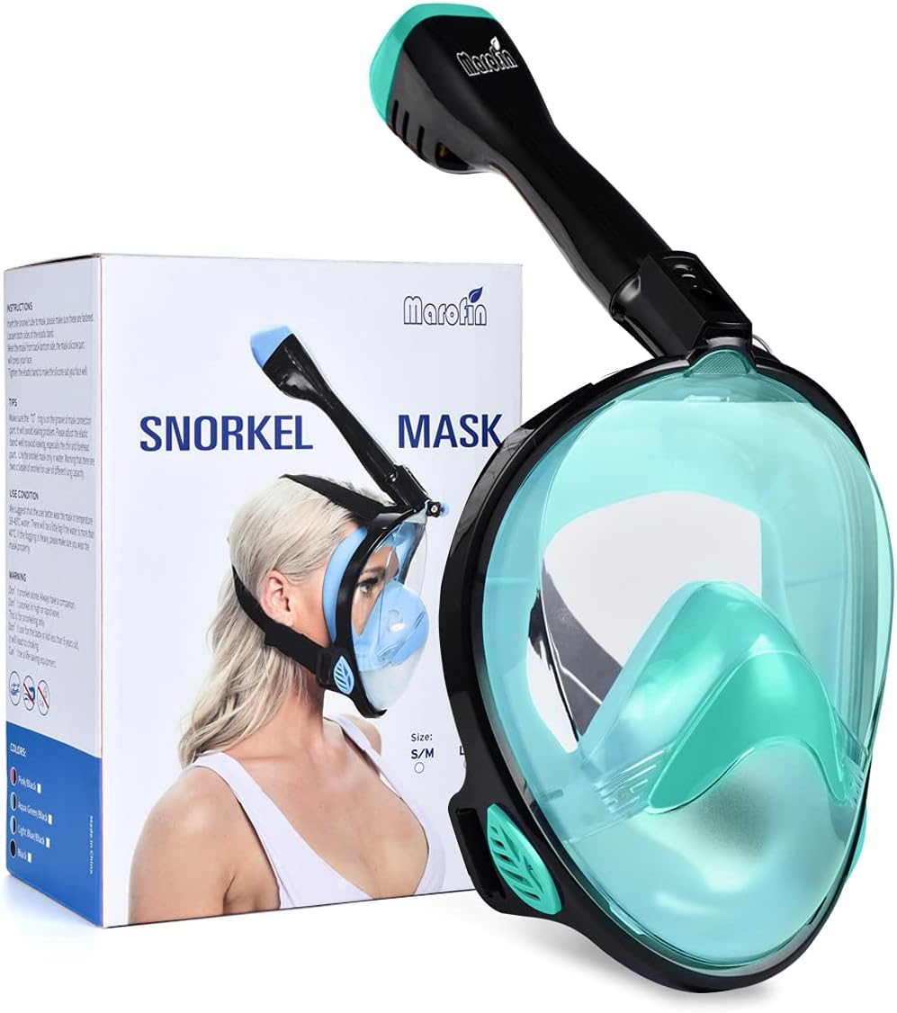 Full Face Snorkel Mask with Camera Mount Y7202
