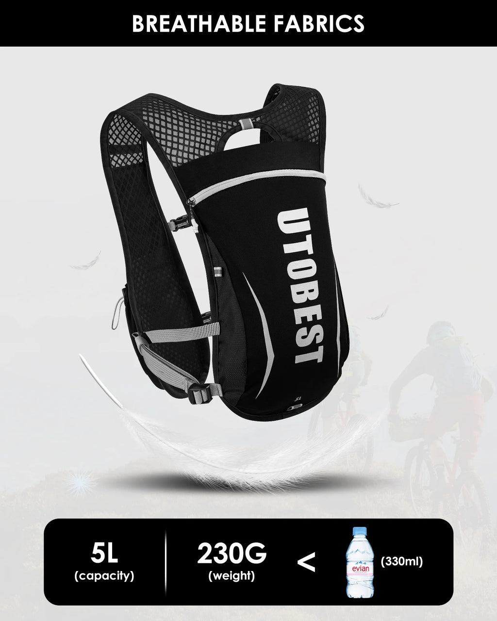 Running Backpacks Hydration Pack Running Vest 5L M7320