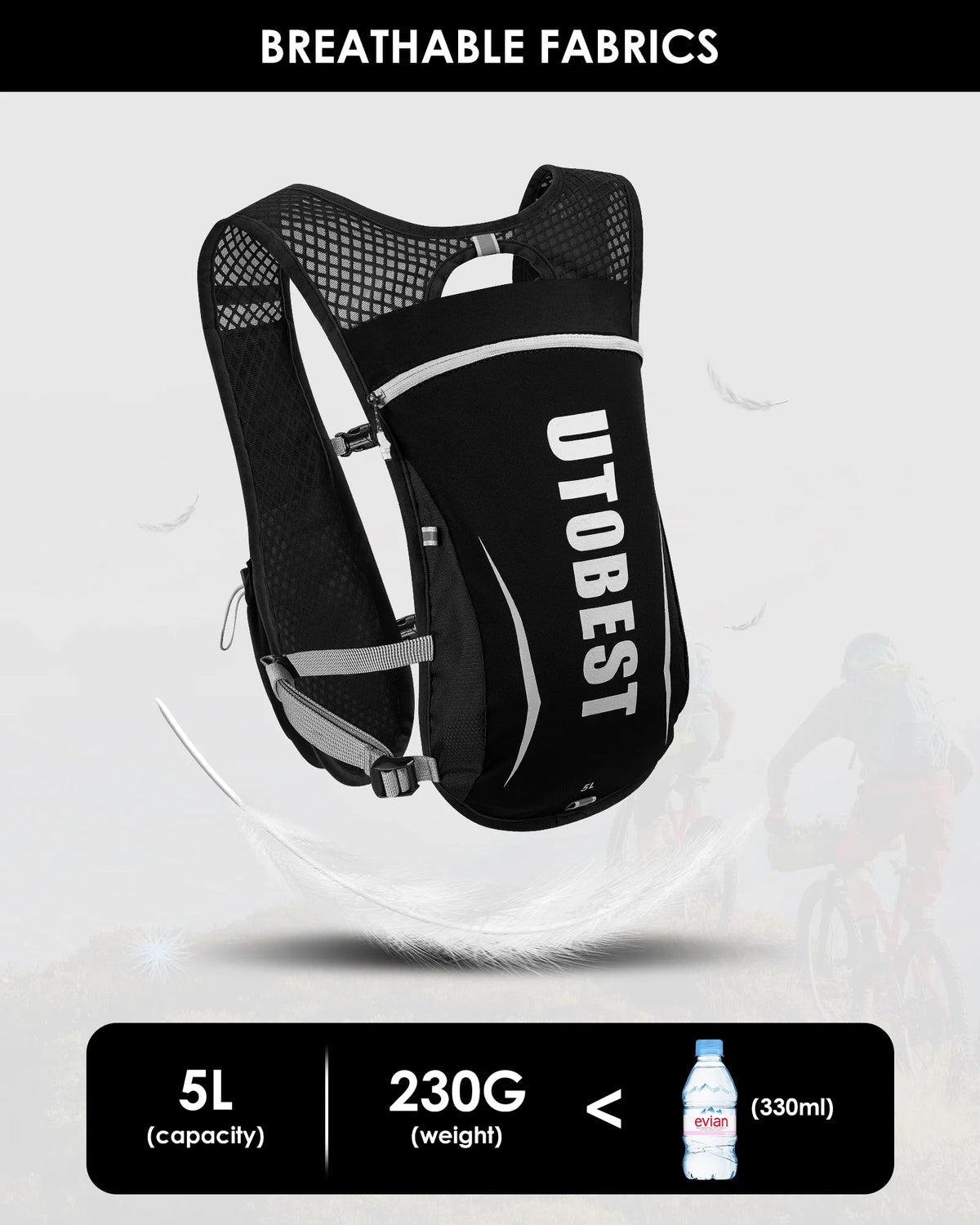 Running Backpacks Hydration Pack Running Vest 5L M7320