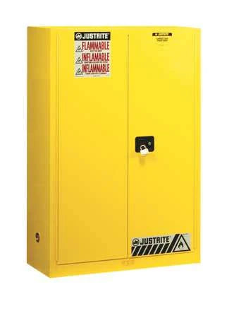 45 Gallon Gray Flammable Safety Cabinet A838