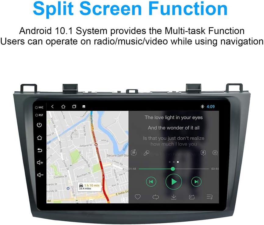 9 inch Capacitive Touch Screen Car Stereo with Bluetooth for Mazda 3 2010 2011 2012 2013 U883420