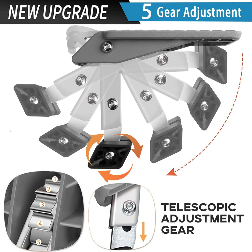 5 Gear Adjustment Car Door Latch Step, Pack of 2 O88287