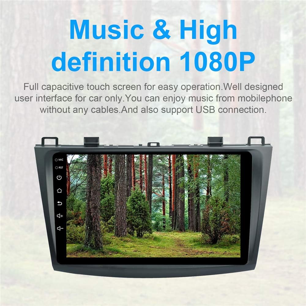 9 inch Capacitive Touch Screen Car Stereo with Bluetooth for Mazda 3 2010 2011 2012 2013 U883420