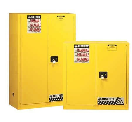 45 Gallon Gray Flammable Safety Cabinet A838