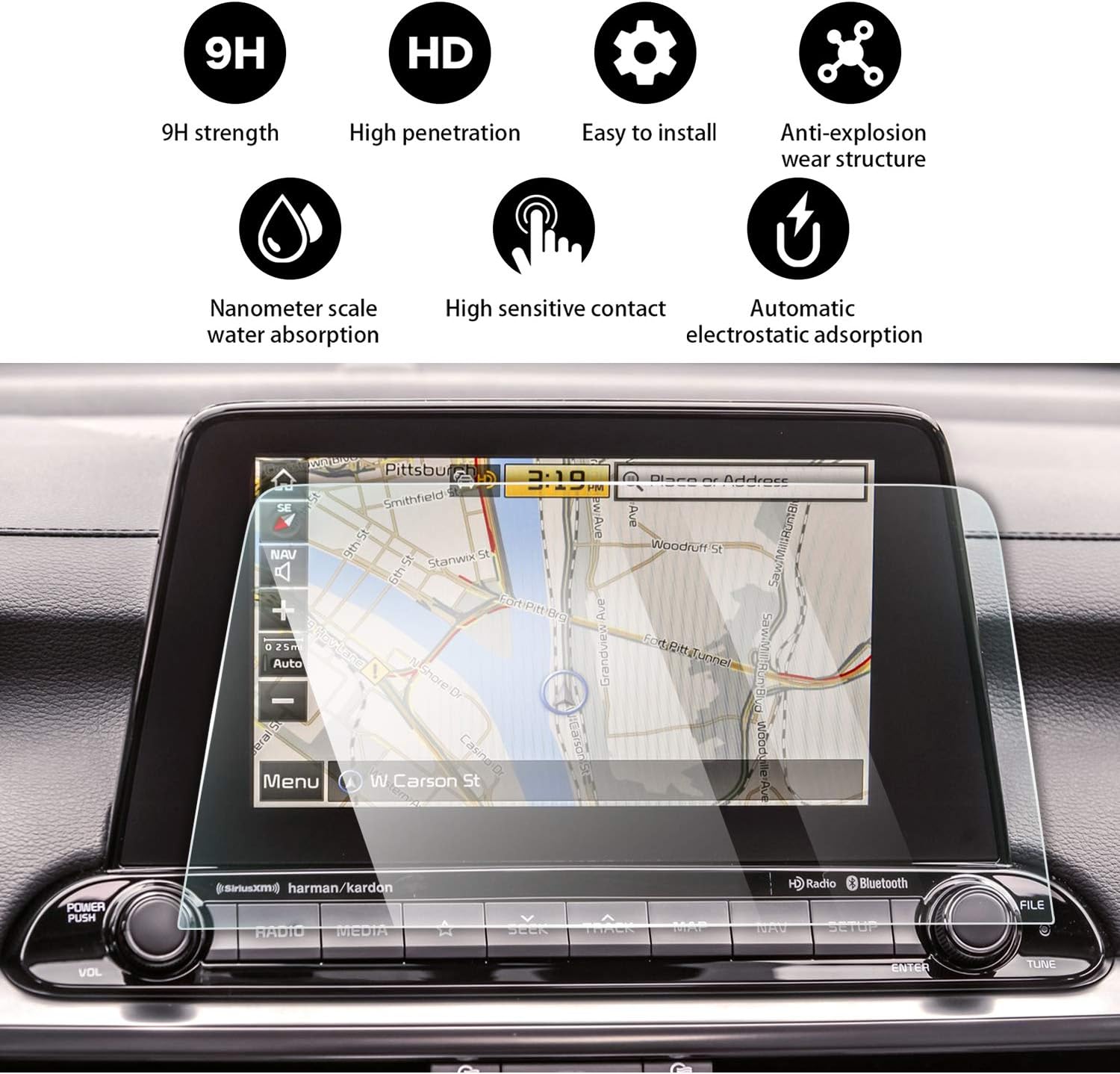 Touch Screen Protector for Kia Forte (8-inch) Y94810