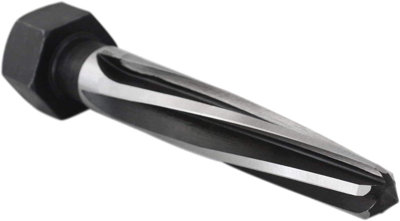1-1/16'' by 5'' Flute Length Hex Shank H.S.S. Aligning Reamer, 7'' Oal, Spiral Flute, Pack of 2 E5854