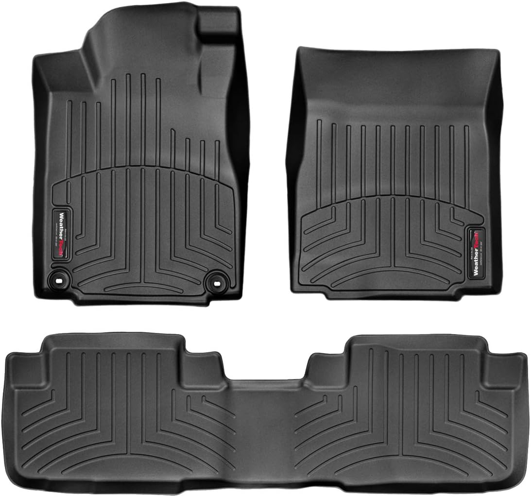 Custom Fit FloorLiner for 2012-2016 Honda CR-V, 1st & 2nd Row (Black) C5370