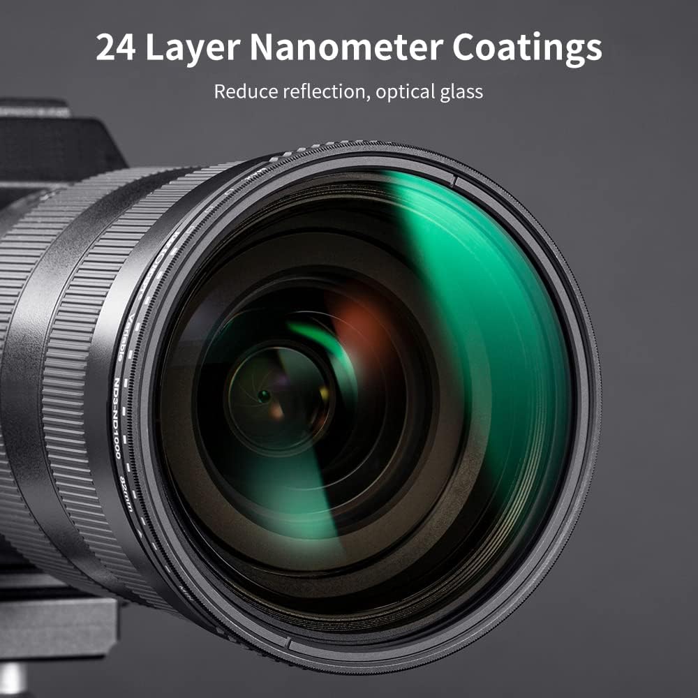 67mm Variable ND3-ND1000 Neutral Density Lens Filter Pack of 2 H332