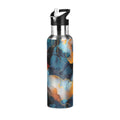 20 oz Stainless Steel Insulated Water Bottle with Straw Lid X9541