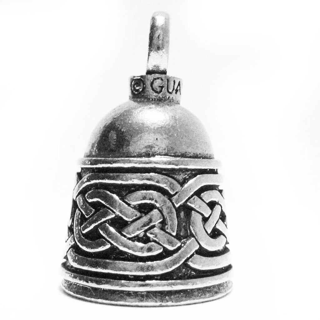 Irish Celtic Weave Motorcycle Biker Bell or Key Ring D28447