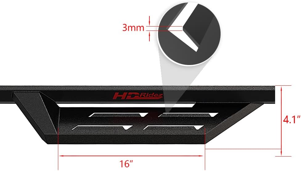 Steel Construction Drop Down Style Running Boards B562