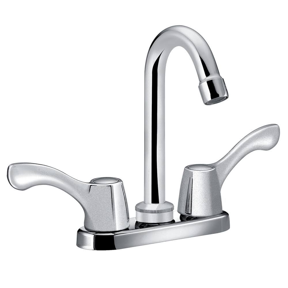 Chrome Two-Handle Centerset Bar Faucet X502