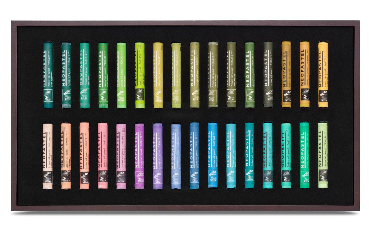 96 Colors Wooden Box Neopastel S83988