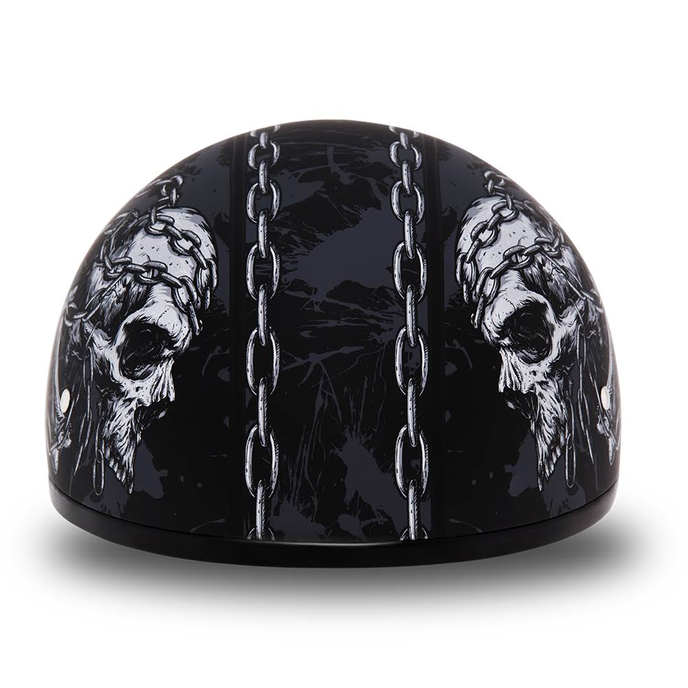 Black Half Face Helmet R6787